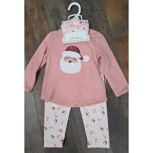 2 Piece Christmas Outfit With Sequins And Headband NWT Size 12 Months B10